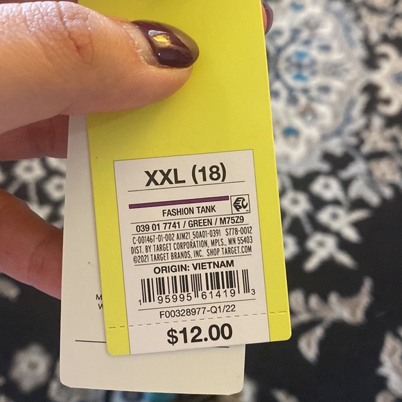 Juniors Target Racerback Tank - Picture 3 of 4